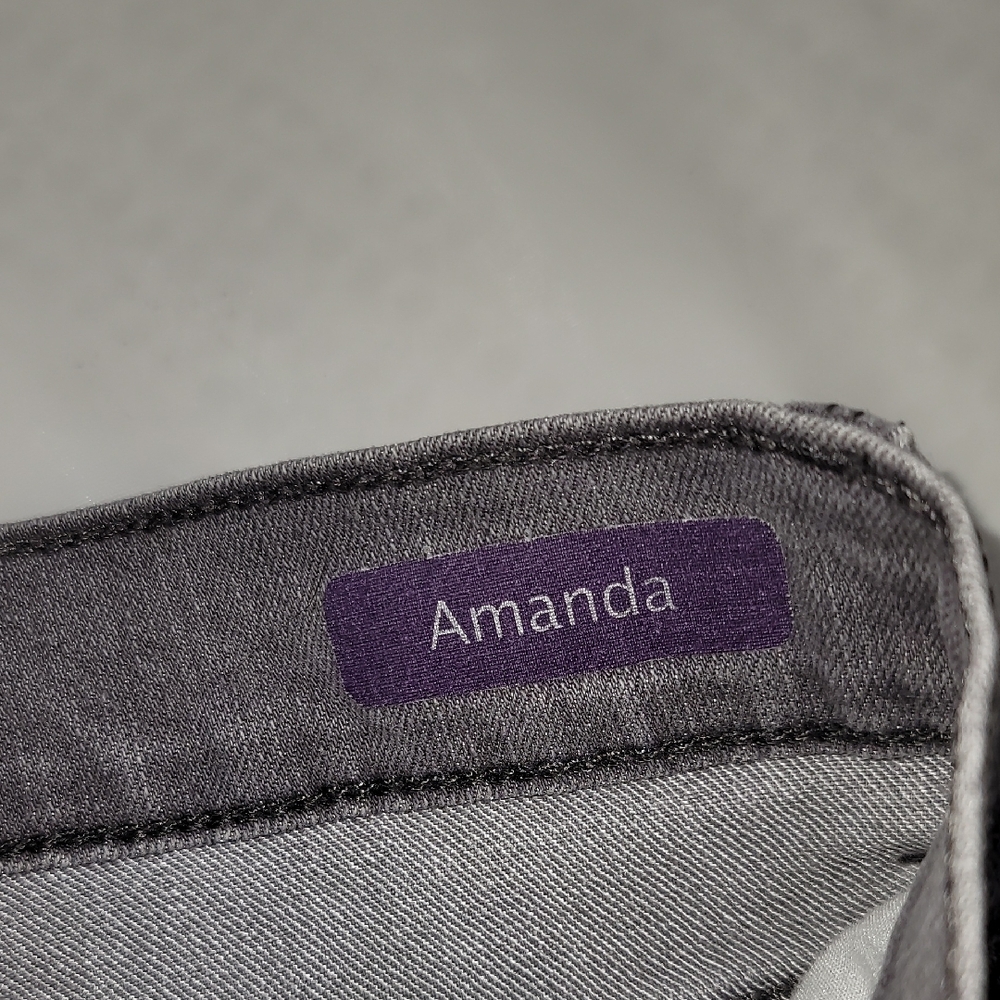Gloria Vanderbilt Gray Skinny Jeans Modern Style - Picture 4 of 9